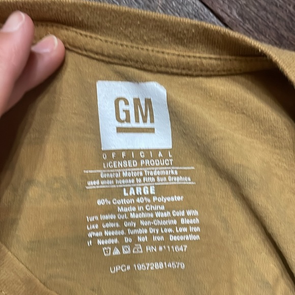 Chevy Camaro American Muscle Men’s L Long Sleeve T Shirt - Picture 4 of 4